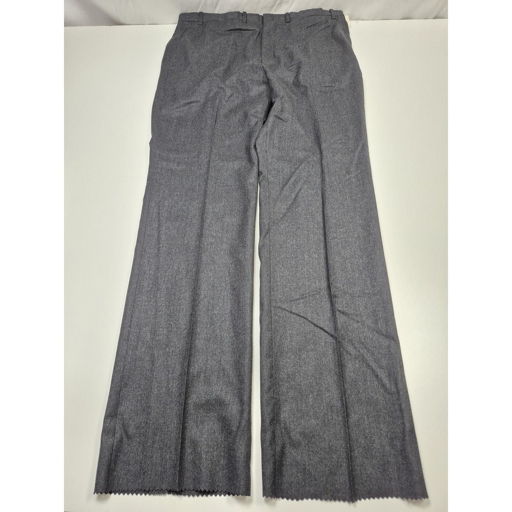 Jaymar Dress Pants Mens 42x36 Gray Wool Flat Front Straight Classic Unhemmed NWT